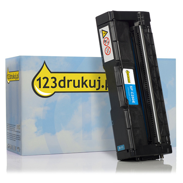 Ricoh typ SP C250E (407544) toner niebieski, wersja 123drukuj 407544C 073521 - 1