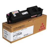 Ricoh typ SP C352DN toner czerwony, oryginalny 407385 408217 066920