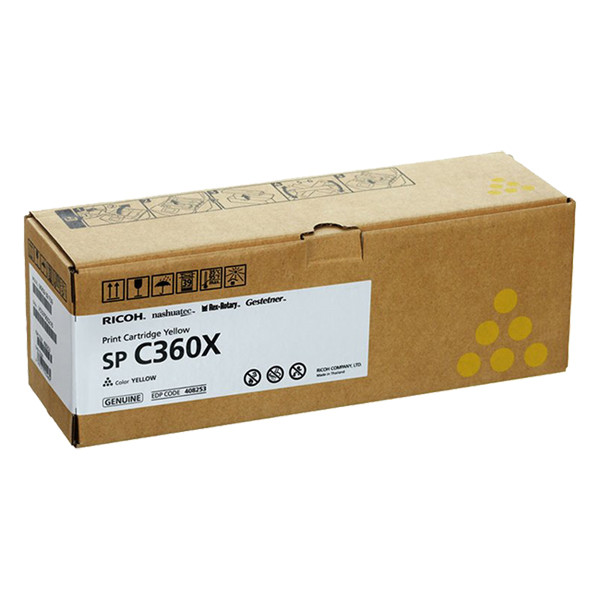Ricoh type SP C360X toner żółty, extra zwiększona pojemność, oryginalny 067114 - 1