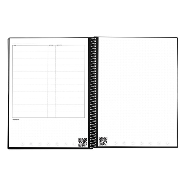 Rocketbook Notatnik / planer wielokrotnego użytku Rocketbook Fusion A4 czarny (42 arkusze) EVRF-E-RC-A-FR EVRF-L-K-A 224588 - 5