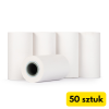 Rolki do kasy fiskalnej 57x12, termiczne, białe (50 sztuk), 123drukuj  300314