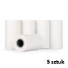 Rolki do kasy fiskalnej 57x12, termiczne, białe (5 sztuk), 123drukuj K6020C 300313