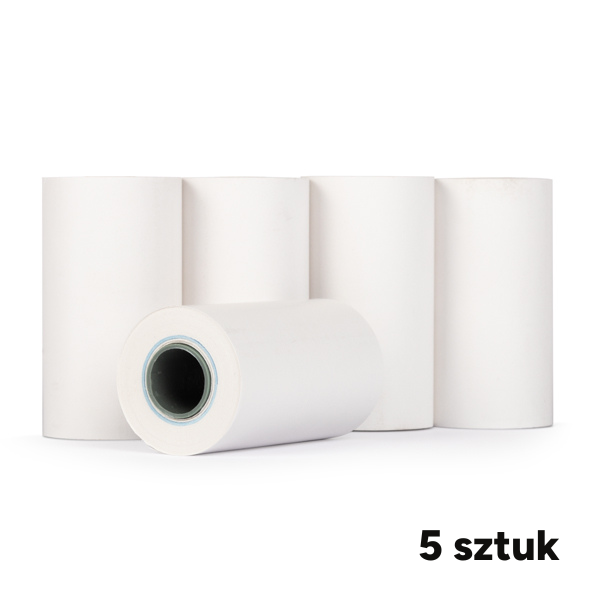 Rolki termiczne do kasy fiskalnej 57mm x 30mm x 10m (5 sztuk), 123drukuj 300313 - 1