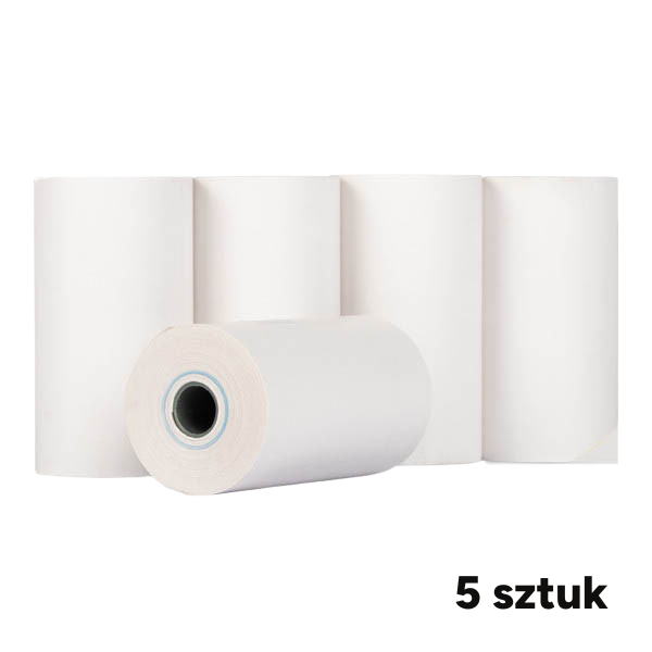 Rolki termiczne do kasy fiskalnej 57mm x 30mm x 10m (5 sztuk), 123drukuj 300334 - 1