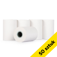 Rolki termiczne do kasy fiskalnej 57mm x 40mm x 20m (50 sztuk), 123drukuj 300317