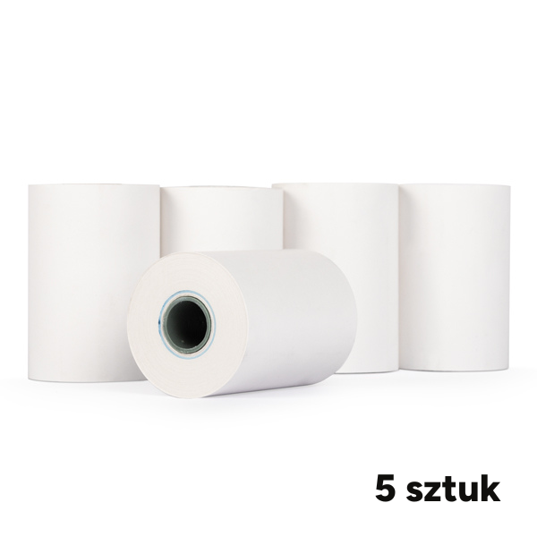 Rolki termiczne do kasy fiskalnej 57mm x 40mm x 20m (5 sztuk), 123drukuj 300316 - 1