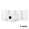 Rolki termiczne do kasy fiskalnej 57mm x 40mm x 20m (5 sztuk), 123drukuj