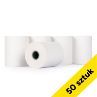 Rolki termiczne do kasy fiskalnej 57mm x 47mm x 29m (50 sztuk), 123drukuj 300320