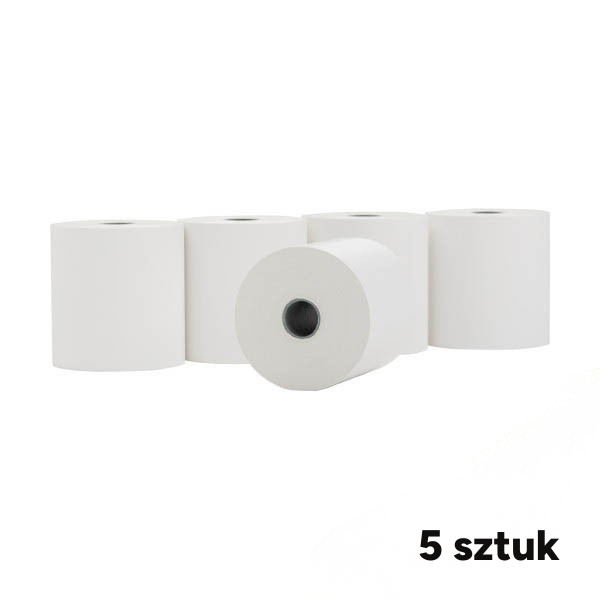 Rolki termiczne do kasy fiskalnej 57mm x 54mm x 41m (5 sztuk), 123drukuj 301947 - 1