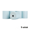 Rolki termiczne do kasy fiskalnej 80mm x 80mm x 61m, niebieskie (5 sztuk), 123drukuj 302689 - 1