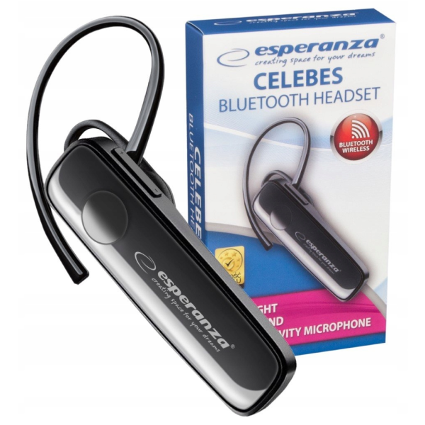 Słuchawka bluetooth bezprzewodowa Esperanza Celebes (EH184K) EH184K 246796 - 