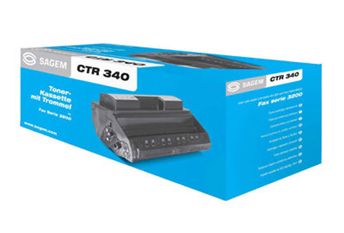 Sagem CTR 340 toner+ bęben światłoczuły / drum czarny, oryginalny Sagem CTR-340 031970 - 1