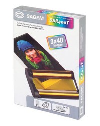 Sagem DSR 400T Folie + 120 kartek papieru fotograficznego formatu 10 x 15, oryginalny Sagem DSR-400T 031915
