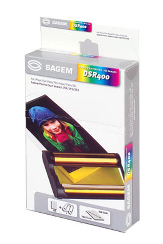 Sagem DSR 400 Folie + 40 kartek papieru fotograficznego formatu 10 x 15, oryginalny Sagem DSR-400 031910 - 1