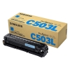 Samsung CLT-C503L (SU014A) toner niebieski, oryginalny