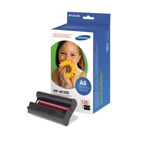 Samsung IPP-46120G tusz + 120 kartek papieru fotograficznego, oryginalny IPP46120GSEE 035030 - 1