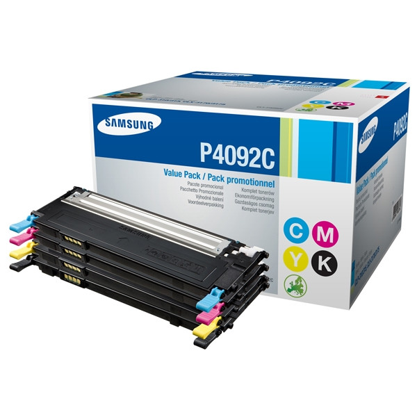 Samsung Pakiet Samsung CLT-P4092C (SU392A) toner czarny + 3 kolory, oryginalny CLT-P4092C/ELS 033666 - 1