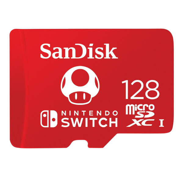 Sandisk Karta pamięci 128GB Sandisc NINTENDO SWITCH microSDXC SDSQXAO-128G-GNCZN 144868 - 1