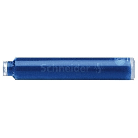 Schneider Naboje atramentowe Schneider niebieskie (6 sztuk) S-6603 217106 - 1