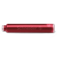 Schneider Naboje atramentowe czerwone (6 sztuk) S-6602 217140