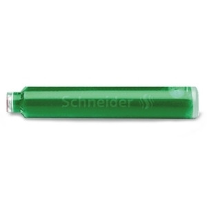 Schneider Naboje atramentowe zielone (6 sztuk) S-6604 217142 - 1