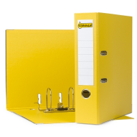 Segregator A4 plastikowy żółty 80 mm, 123drukuj 100202166C 10105015C 811310C 300111