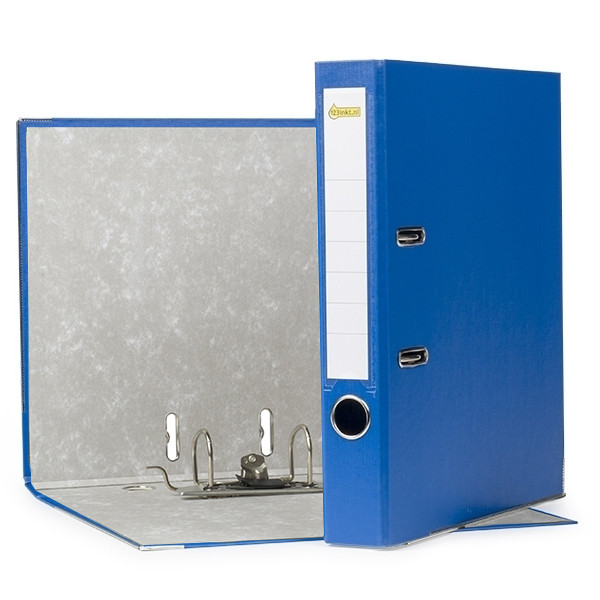 Segregator A4 plastikowy niebieski 50 mm, 123drukuj 300105 - 1