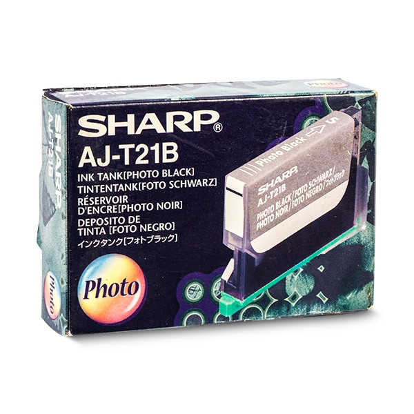 Sharp AJ-T21B tusz foto czarny, oryginalny AJT21B 038920 - 1