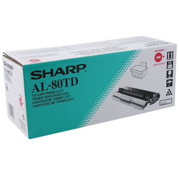 Sharp AL-80TD toner czarny, oryginalny Sharp AL80TD 082050 - 1