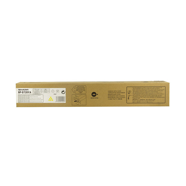 Sharp BP-GT20YA toner żółty, oryginalny BPGT20YA 032606 - 1