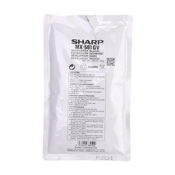 Sharp MX-561GV developer czarny, oryginalny MX561GV 082982 - 1