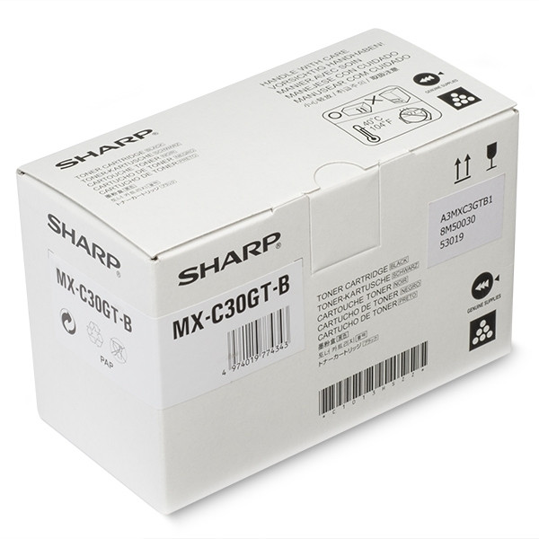 Sharp MX-C30GTB toner czarny, oryginalny MXC30GTB 082722 - 1
