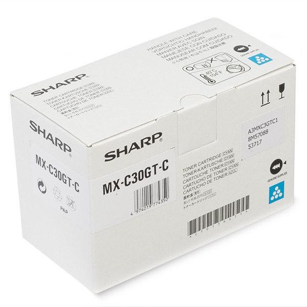 Sharp MX-C30GTC toner niebieski, oryginalny MXC30GTC 082724 - 1