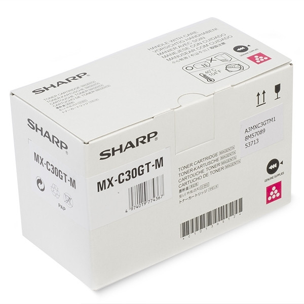 Sharp MX-C30GTM toner czerwony, oryginalny MXC30GTM 082726 - 1