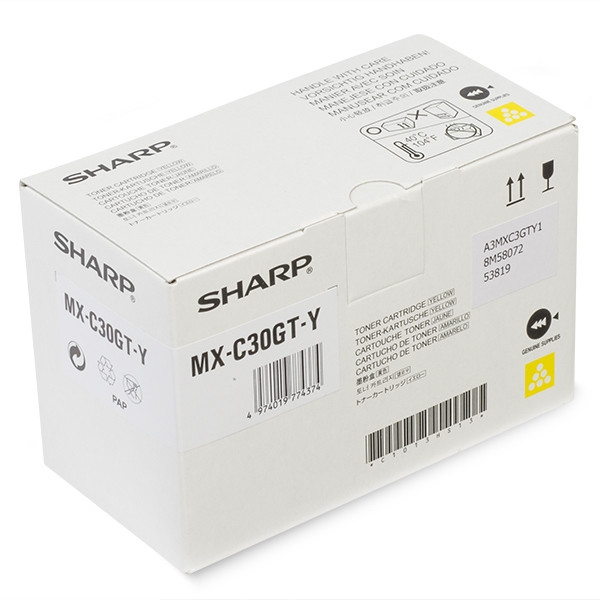 Sharp MX-C30GTY toner żółty, oryginalny MXC30GTY 082728 - 1