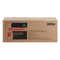 Sharp MX-C35TC toner niebieski, oryginalny MXC35TC 082924