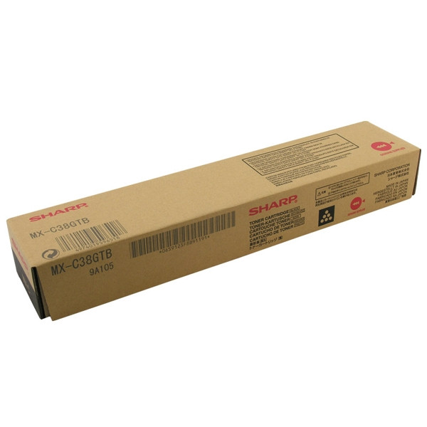 Sharp MX-C38GTB toner czarny, oryginalny MXC38GTB 082218 - 1