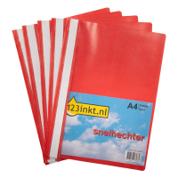 Skoroszyt A4 na dokumenty, czerwony (5 sztuk), 123drukuj 28328C 41910025C K-22036C 300450