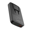 Szybka ładowarka USB-C + USB-A 65W | czarna | 123drukuj 302916 - 3