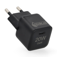 Szybka ładowarka USB-C | 20W | czarna | 123drukuj 302914