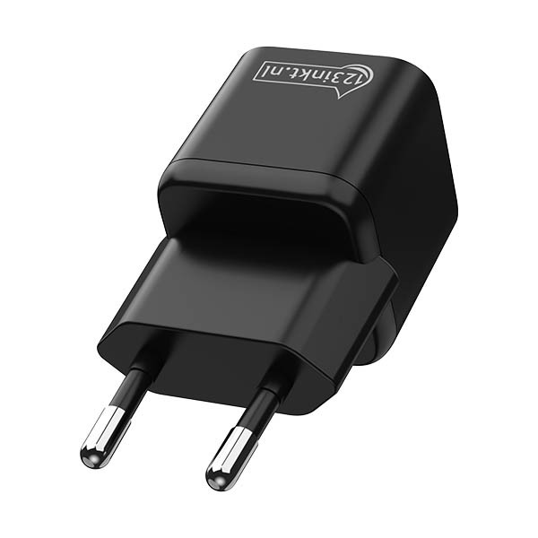 Szybka ładowarka USB-C | czarna | 30W | 123drukuj 302915 - 2