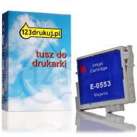 T0553 tusz czerwony, wersja 123drukuj