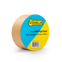 Taśma pakowa papierowa, 50 mm x 50 m, 123drukuj 57180-00000-03C 57180-00000-04C 302008