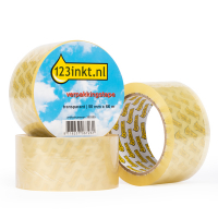 Taśma pakowa przeźroczysta 50 mm x 66 m (3 sztuki), 123drukuj 300340