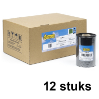 Taśma woskowa Zebra 2100 (02100BK11045) 110 mm x 450 m (12 taśm), wersja 123drukuj 02100BK11045C 144614