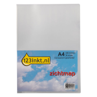 Teczka A4 przezroczysta, 120 mikronów (10 sztuk), 123drukuj 300445