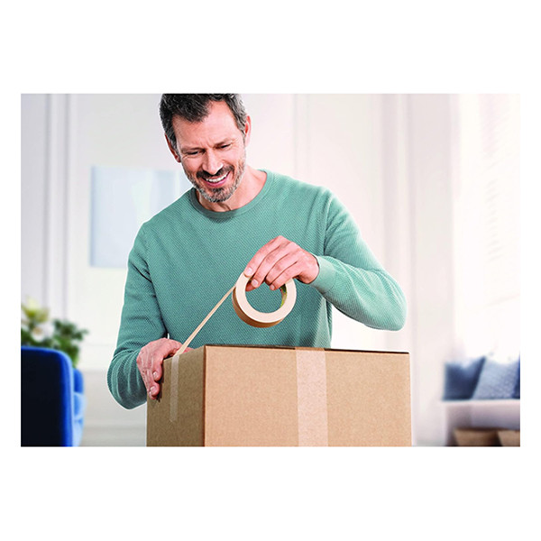 Taśma pakowa Tesa Eco Paper Standard papier brązowy 50 mm x 50 m (1 rolka) 203301 - 4