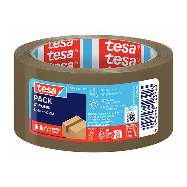 Taśma pakowa brązowa Tesapack 50 mm x 66 m 202331 - 1