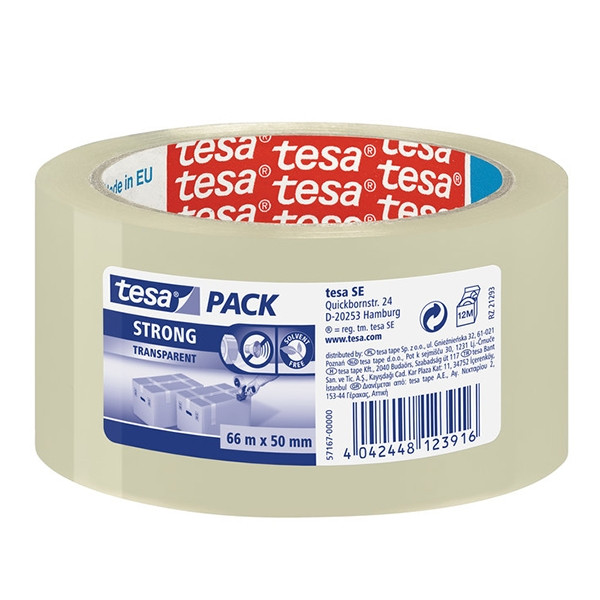 Taśma pakowa przeźroczysta Tesapack 50 mm x 66 m 202330 - 1