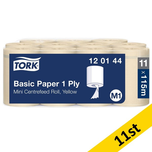 Czyściwo papierowe TORK | 120144 | do podstawowych zadań | M1 | 11 rolek SE200148 - 1